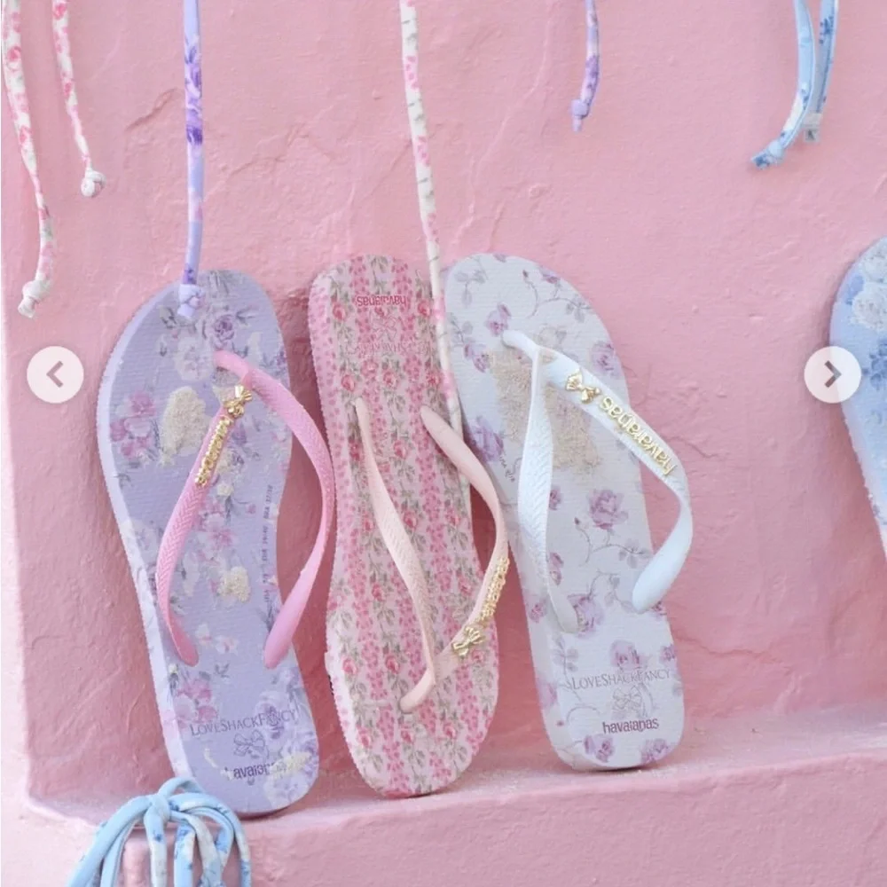 LOVESHACKFANCY Havaianas Flip Flops Sandals